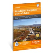 Vemdalen, Sonfjället och Lofsdalen 1:50 000 Calazo